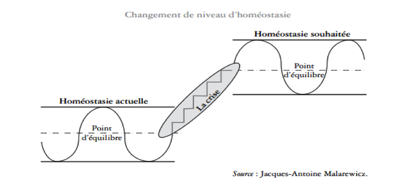 Changement de niveau d'homéostasie